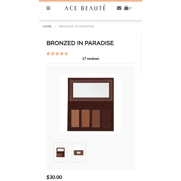 NEW - Paradise Collection Bronzer Pallette - Picture 6 of 8